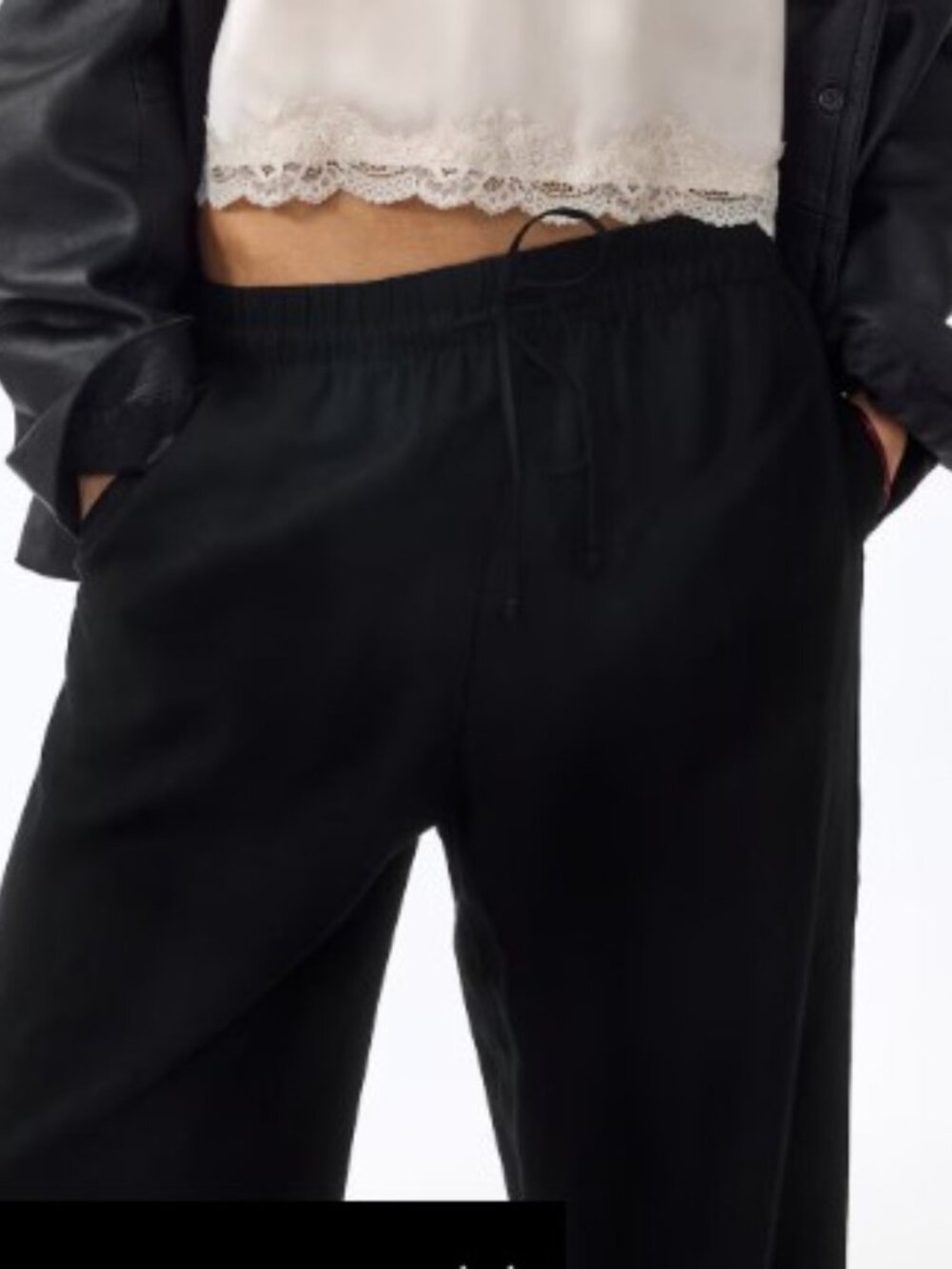 H&M Linen Blend Pants